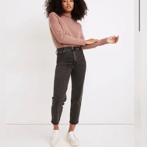 Madewell Women’s Perfect Vintage Crop Black Jeans